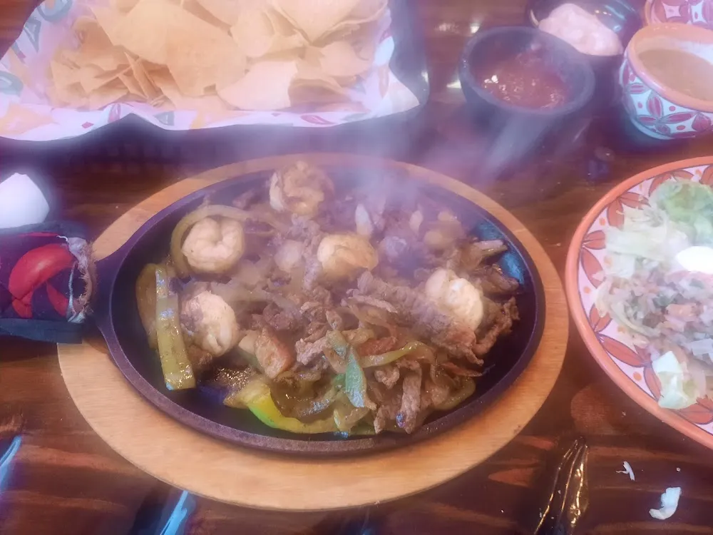 Fajitas Mix Steak and Shrimp